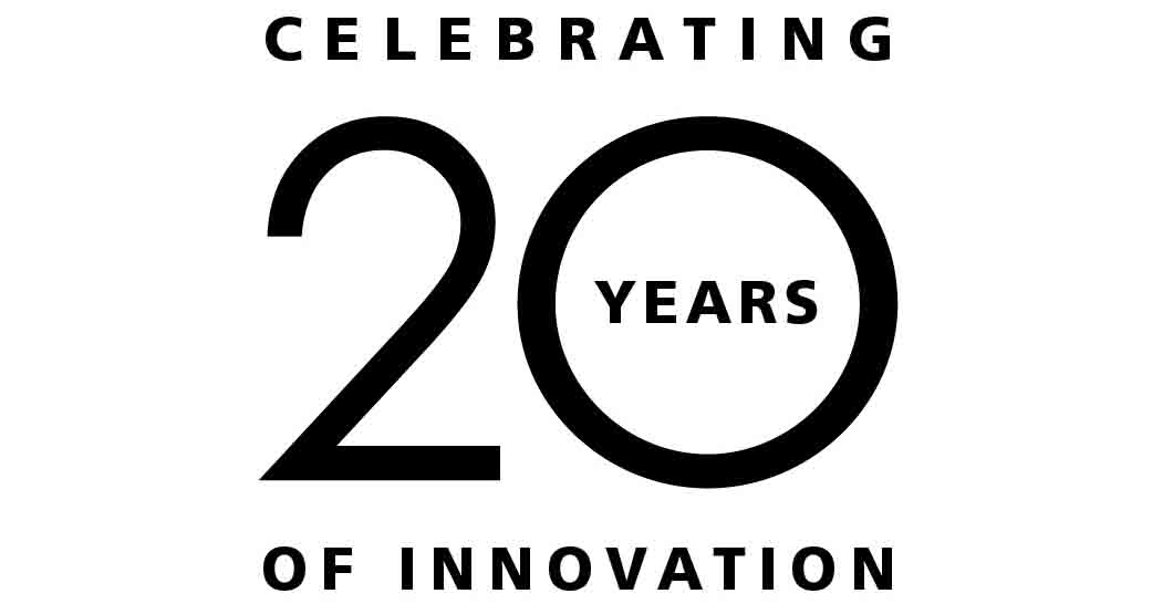 JJ 20 year logo