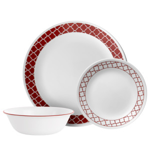 Crimson Trellis Vitrelle 12pc  Set