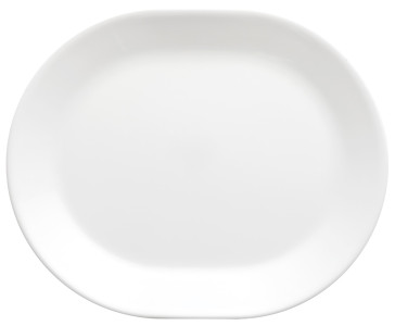 Winter Frost Vitrelle Platter 12.25"