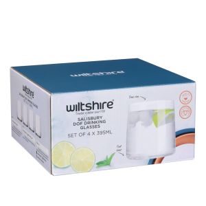 Salisbury Rock Tumbler Glasses 395ml - Set 4