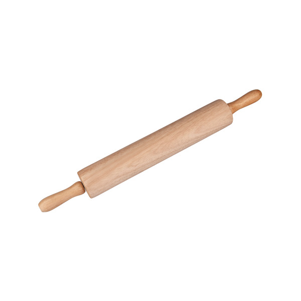 Wood Rolling Pin With Ball Bearings – 380x70mm