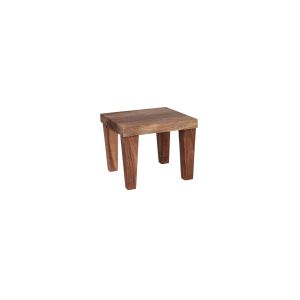Serve Natural Acacia Square Stand with Legs 210x210x170mm Serve Natural Acacia Square Stand with Legs 210x210x170mm