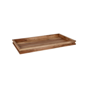 Serve Natural Acacia Display Tray GN 1/1 530x325x40mm