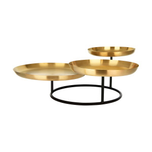 Seafood Stand 3-Tier Brass / Iron 640x560x230mm