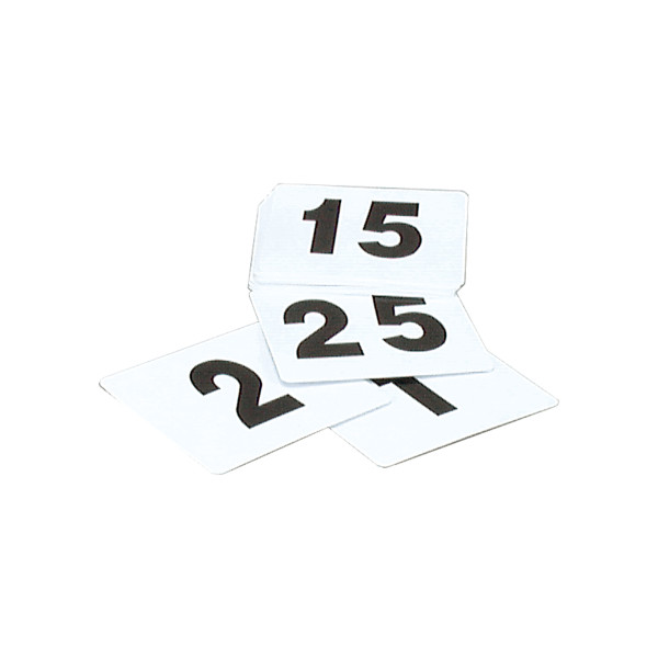 Black and White Table Number Set 100