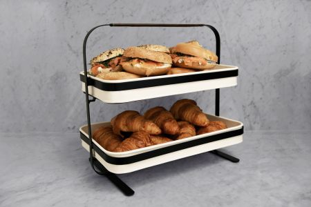 Coney Island Creme 2-Tier Display Stand 380x260x370mm
