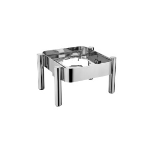 Chafer Stand Rectangular Stainless Steel 2/3 Size to Suit 54903