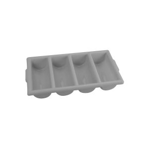 Cutlery Box Grey 4 Compartment
