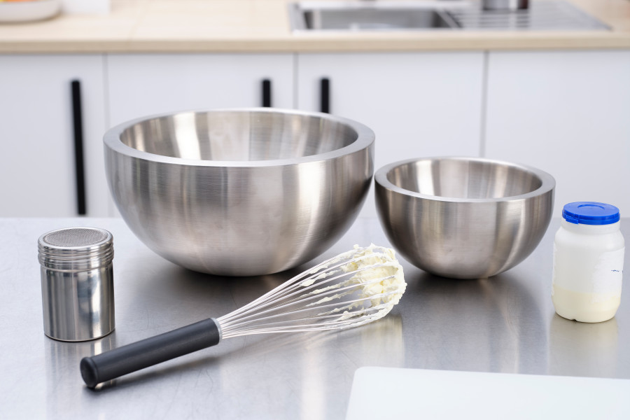 Double Wall Bowl Stainless Steel 1.0L