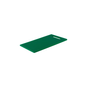 Cutting Board Polyethylene Green with Handle 400x250x13mm
