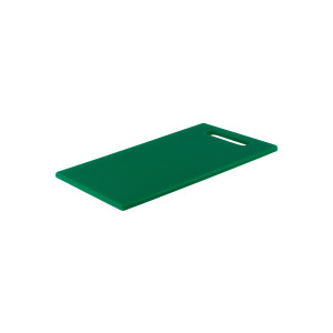 Cutting Board Polyethylene Green with Handle 450x300x12mm