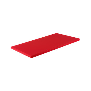 Cutting Board Polyethylene Red Gastronorm 1/1 Size 530x325x20mm