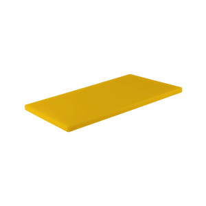 Cutting Board Polyethylene Yellow Gastronorm 1/1 Size 530x325x20mm