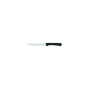 Churrasco Plenus Steak Knife Serrated Narrow Blade Black 127mm