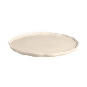 Madeleine Round Serving Platter - Clay