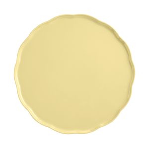 Madeleine Round Serving Platter - Vanilla