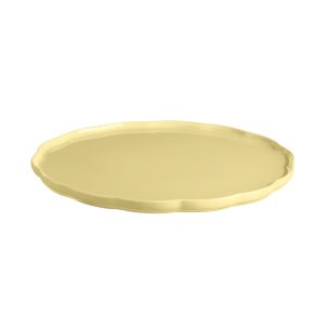 Madeleine Round Serving Platter - Vanilla