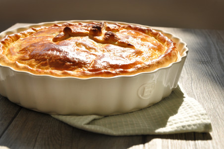 Deep Flan Dish 24 cm - Clay