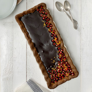 Slim Rectangular Tart Dish - Clay