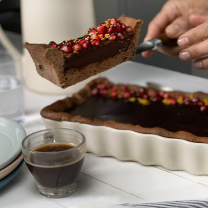 Slim Rectangular Tart Dish - Clay