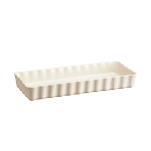 Slim Rectangular Tart Dish - Clay