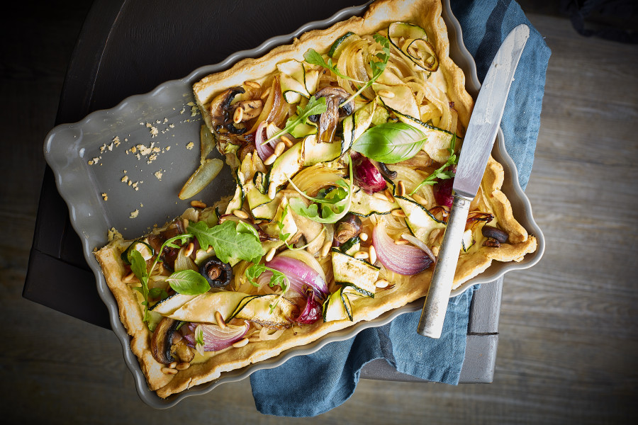 Deep Rectangular Tart Dish - Clay