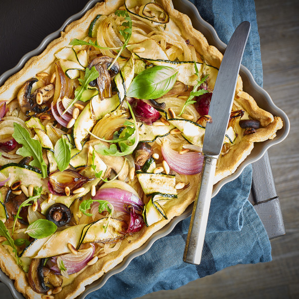 Deep Rectangular Tart Dish - Cedar