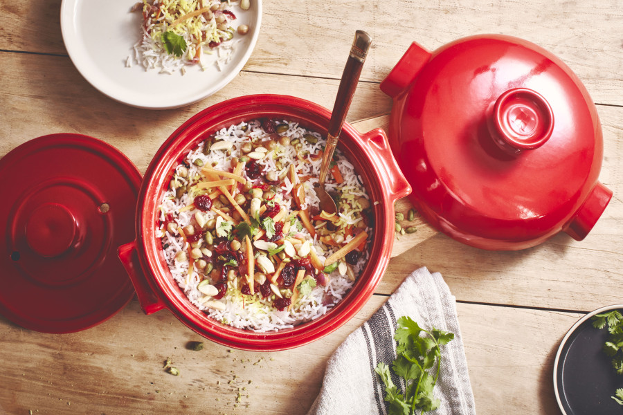 Rice Pot - Burgundy
