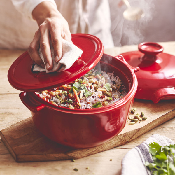 Rice Pot - Burgundy