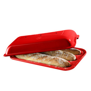 Baguette Bread Baker - Burgundy