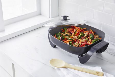 Electric Skillet- Black