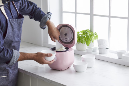 Rice Cooker- Pink 4cups/1,2L