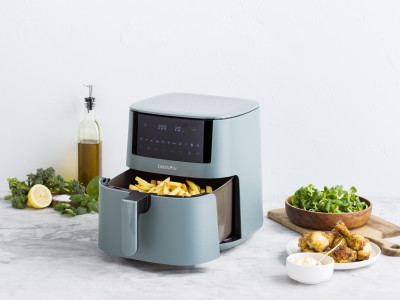 Bistro XXL Coloured Air fryer Smokey Sky Blue - 7.2L