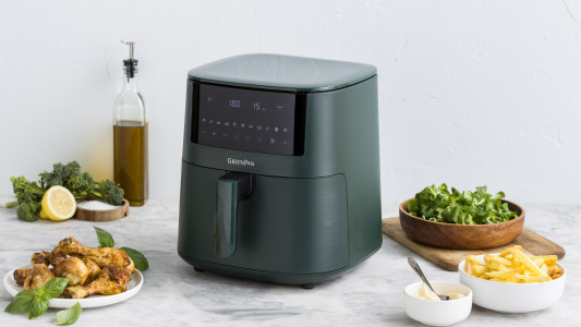 Bistro XXL Coloured Air fryer Pine Green - 7.2L