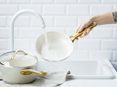 Padova 6 (10) Piece Cookset Cream White