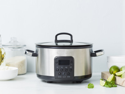 Bistro Slow Cooker 3.7L  - Stainless Steel