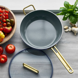 Ceramic Non-Stick 29cm Junior Stanley Pan | Oxford Blue