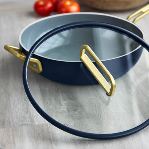 Ceramic Non-Stick 29cm Junior Stanley Pan | Oxford Blue
