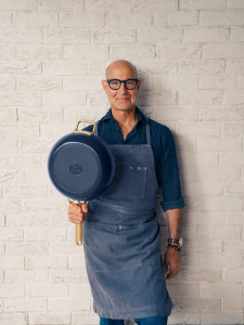 Ceramic Non-Stick 29cm Junior Stanley Pan | Oxford Blue