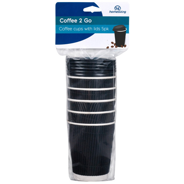 Disposable Coffee Cups Pack 5