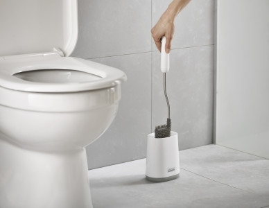 Flex Lite Toilet Brush - White