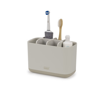 EasyStore Large Toothbrush Caddy - Ecru