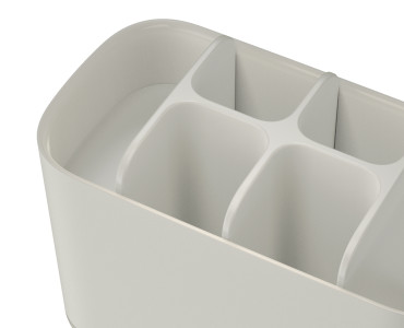 EasyStore Large Toothbrush Caddy - Ecru
