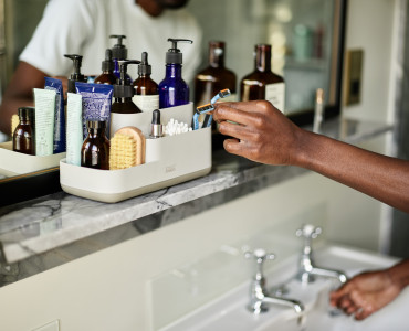 EasyStore Bathroom Caddy - Ecru