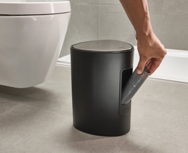 Easystore 5L Pedal Bin Matte - Black