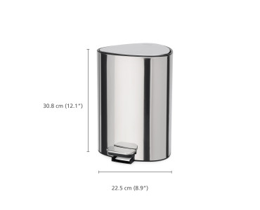 Luxe 5L Pedal Bin Stainless Steel