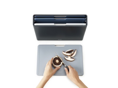 Folio 4-piece Chopping Board Set (Large) - Graphite