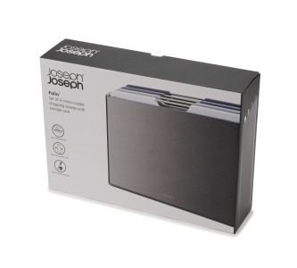 Folio 4-piece Chopping Board Set (Regular) - Graphite