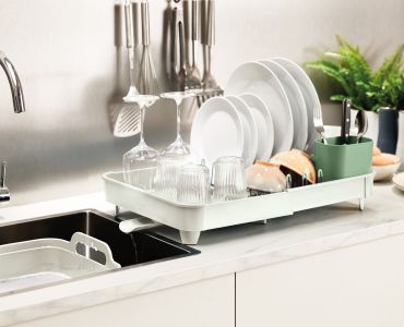 Extend Dish Rack (Light Stone/Sage)