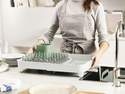 Extend Dish Rack (Light Stone/Sage)